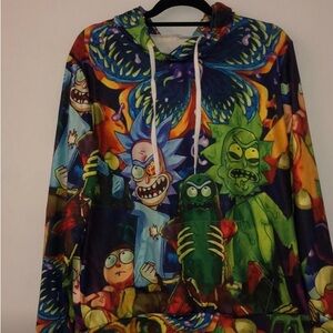 Rick & Morty fun graphic hoodie!